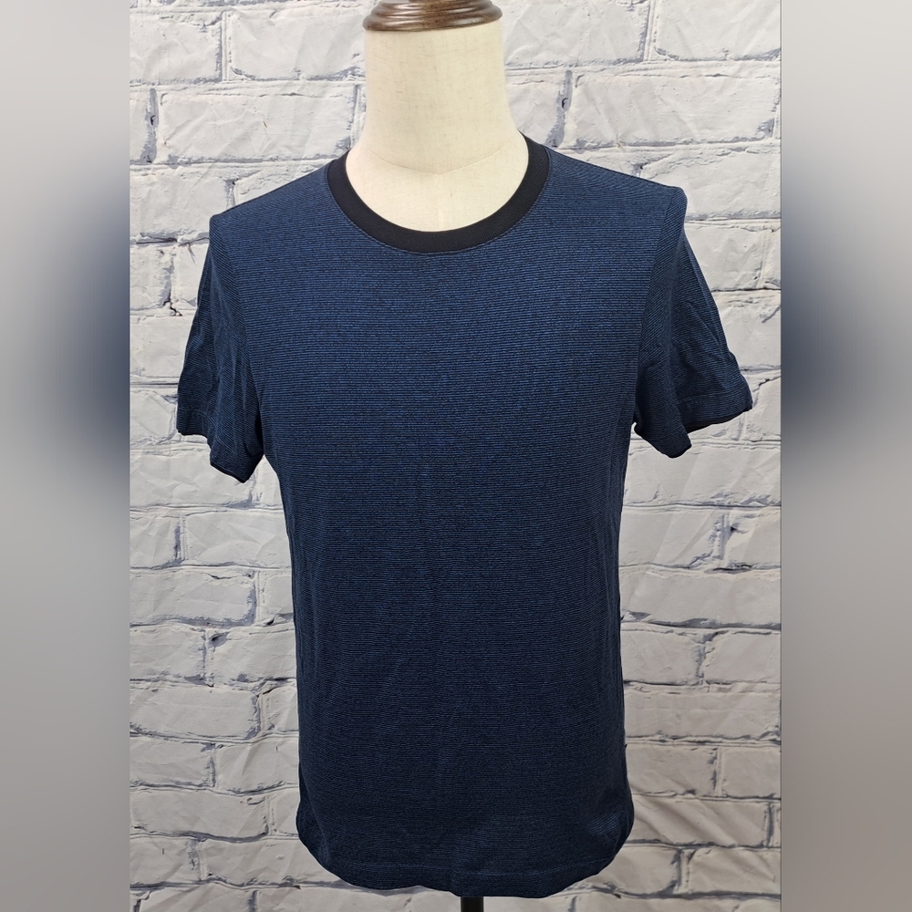 Hugo Boss Men's T-Shirt Tee Slim Fit Blue Black Small - Picture 1 of 16